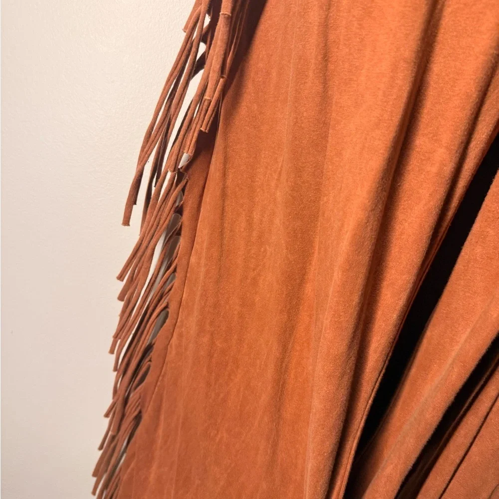 Rust Fringe Jumpsuit - Picture 4 of 5